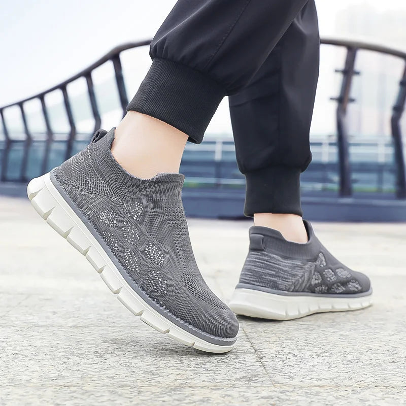 Logan Pierce Knit Sneakers