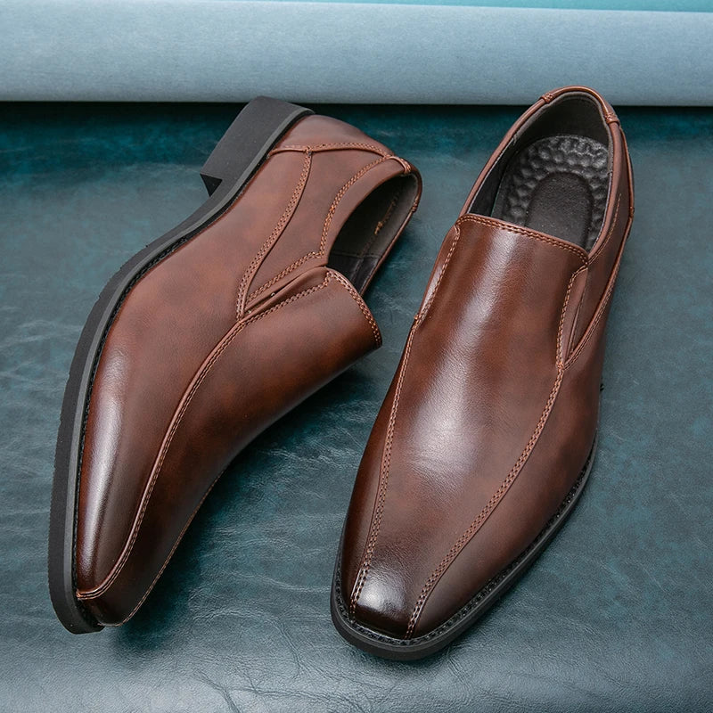 William Stone Leather Loafers