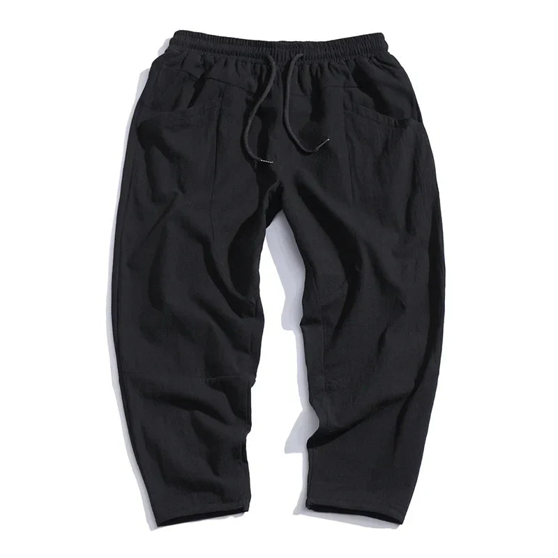 Asano Linen Cropped Pants