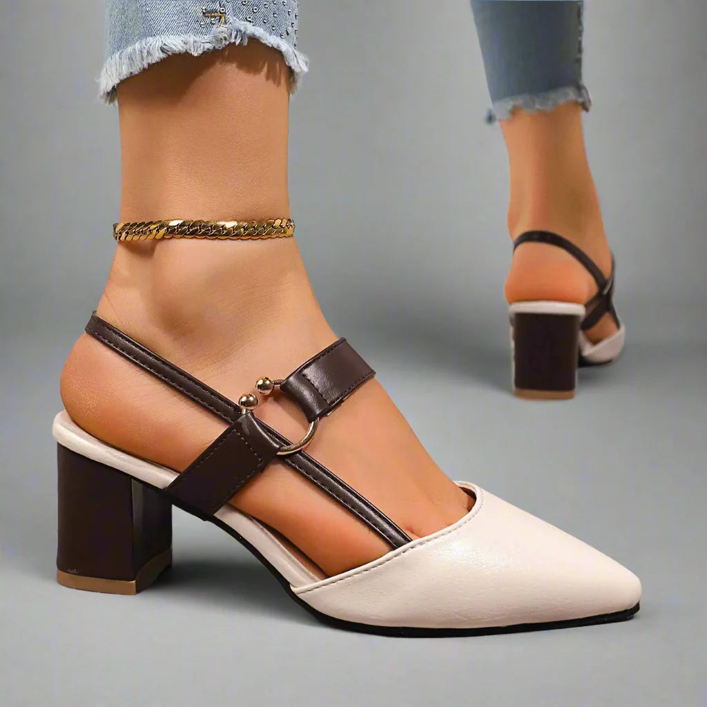 Valeria Genuine Leather Heels