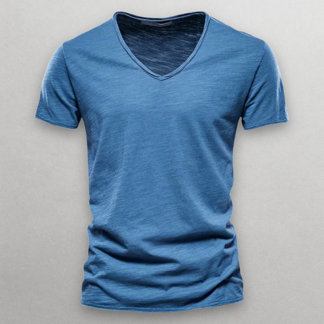 Dan Wellington V-Neck Cotton Shirt