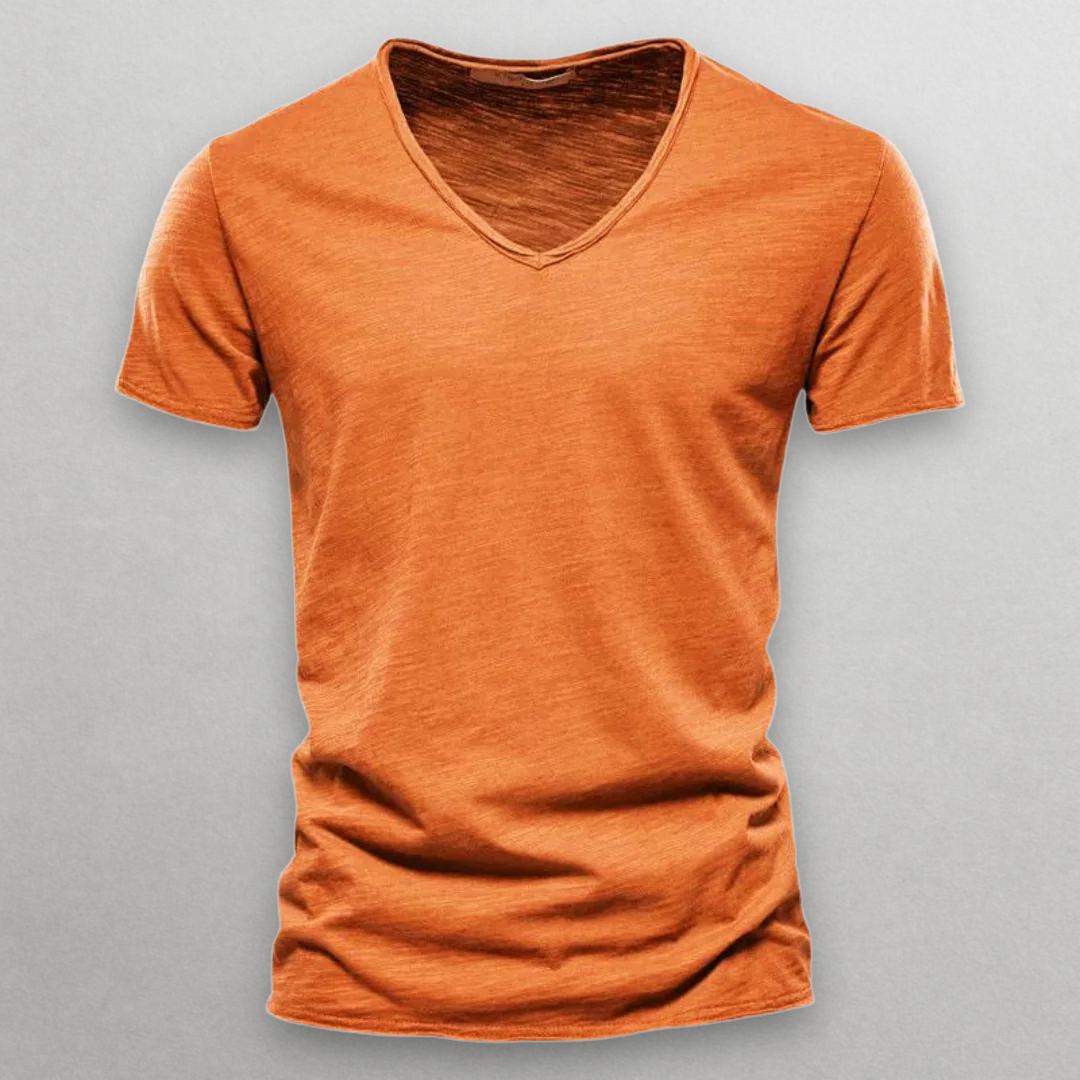 Dan Wellington V-Neck Cotton Shirt