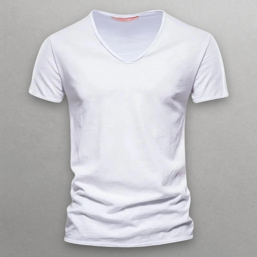 Dan Wellington V-Neck Cotton Shirt