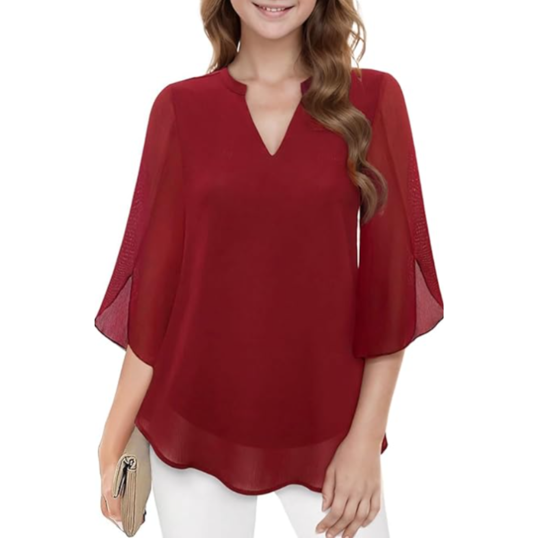 Sophia Lane Chiffon Blouse