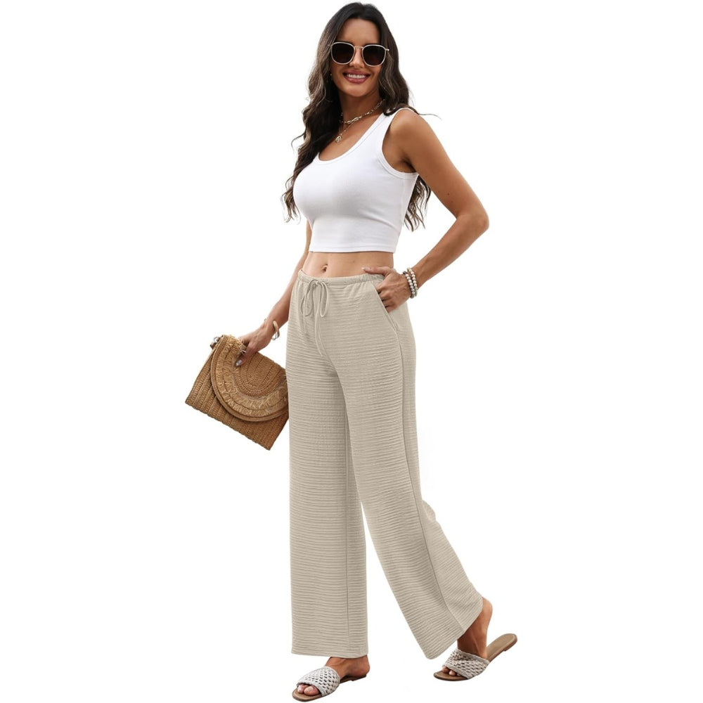 Mia Harper Ribbed Palazzo Pants