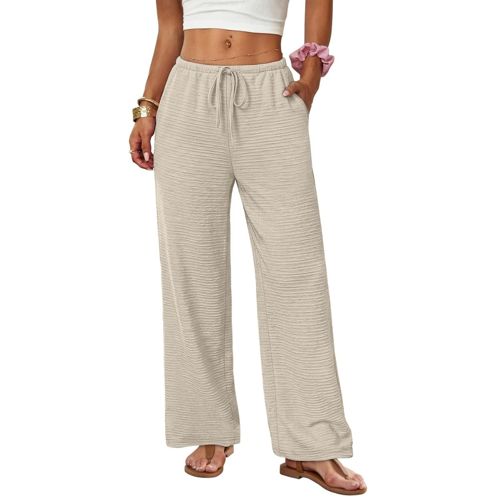 Mia Harper Ribbed Palazzo Pants