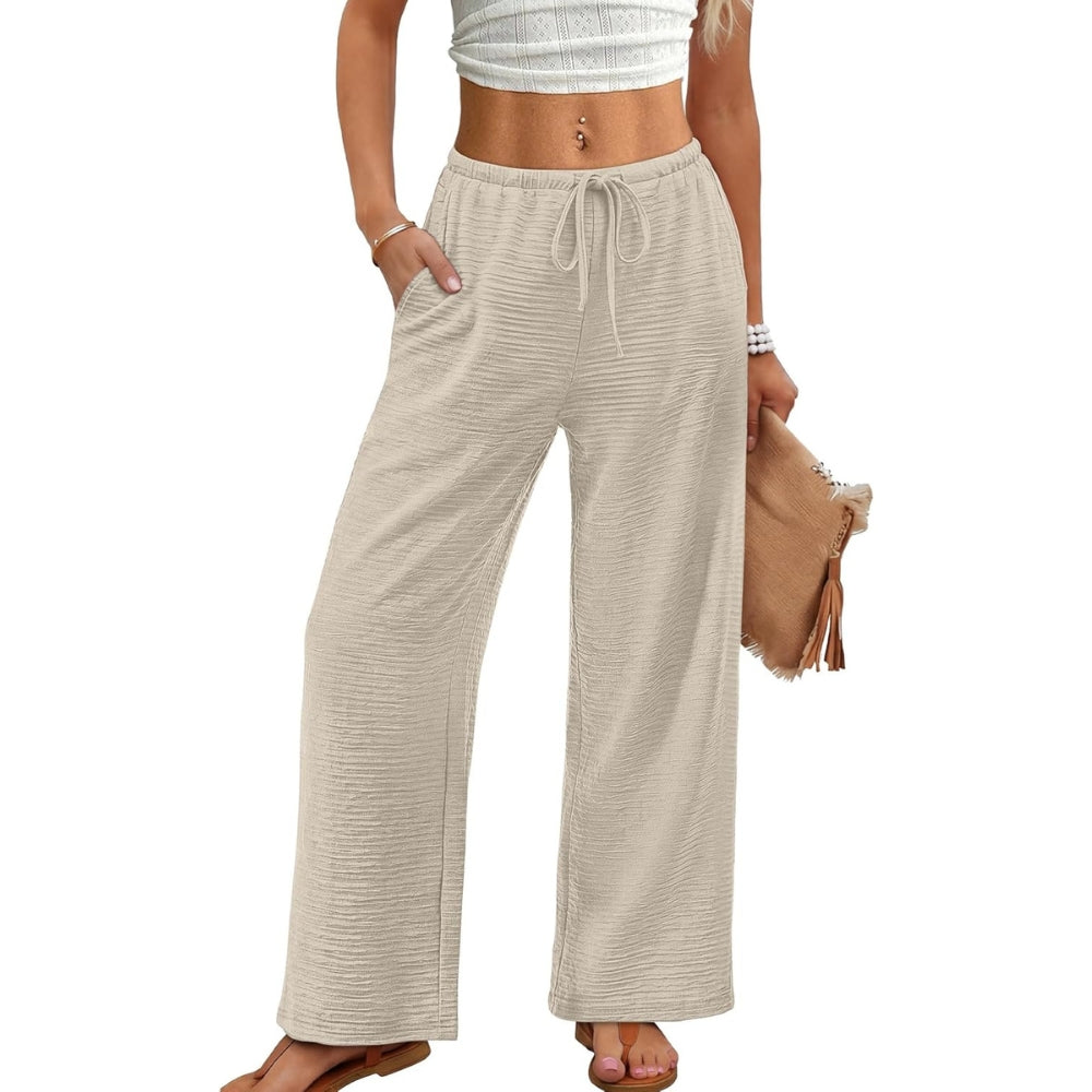 Mia Harper Ribbed Palazzo Pants