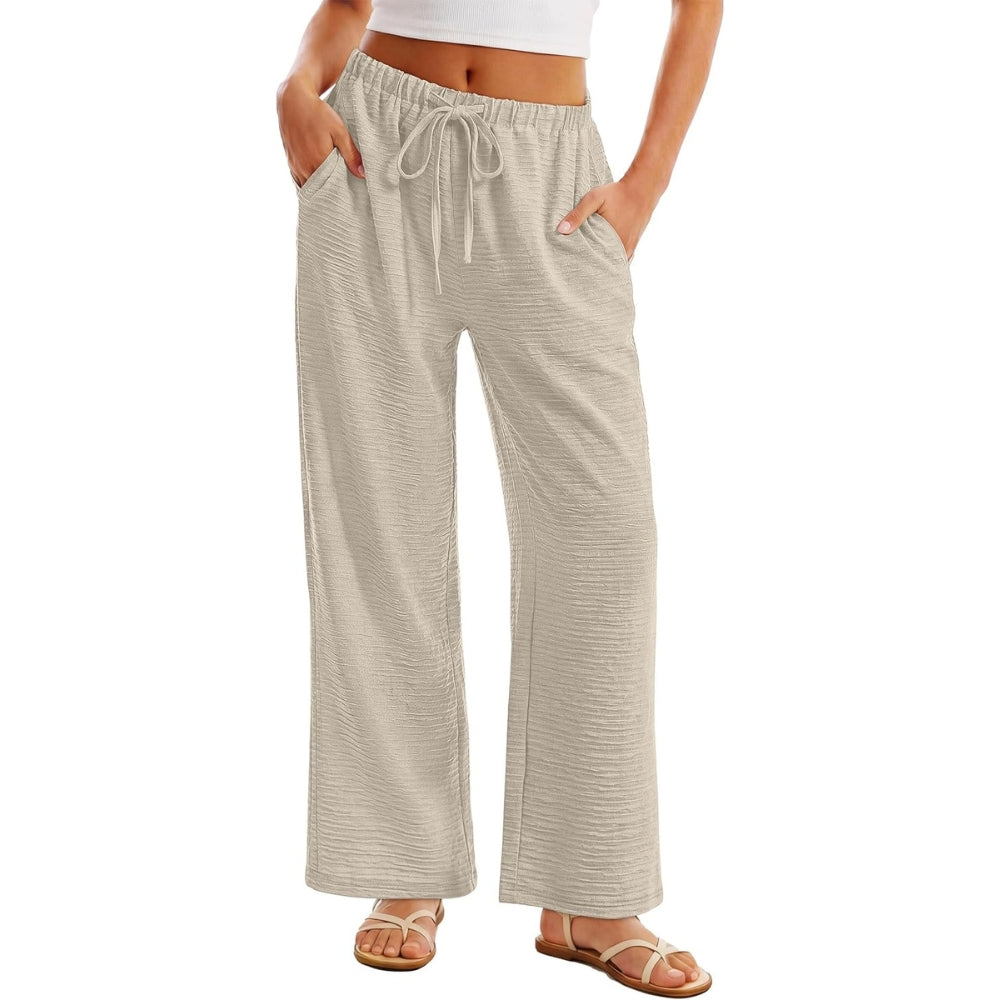 Mia Harper Ribbed Palazzo Pants