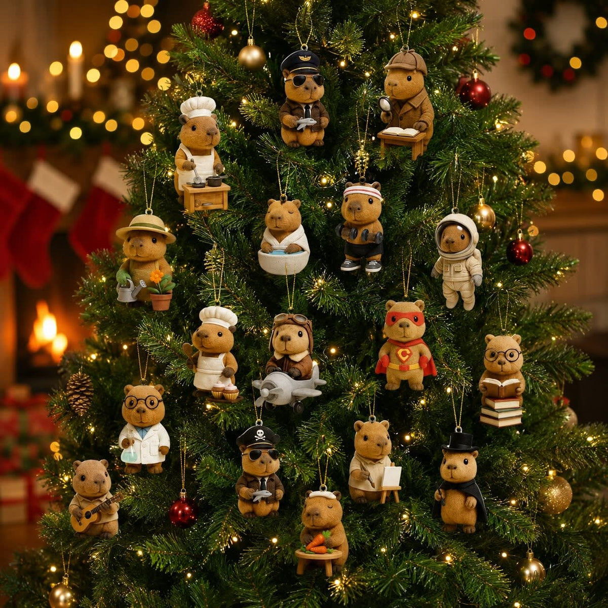 Capybara Advent Calendar 2026 with 24 Surprise Figures Holiday Countdown_3