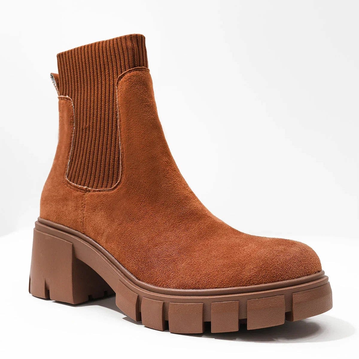 Lindsay Block Heel Chelsea Ankle Boots_3