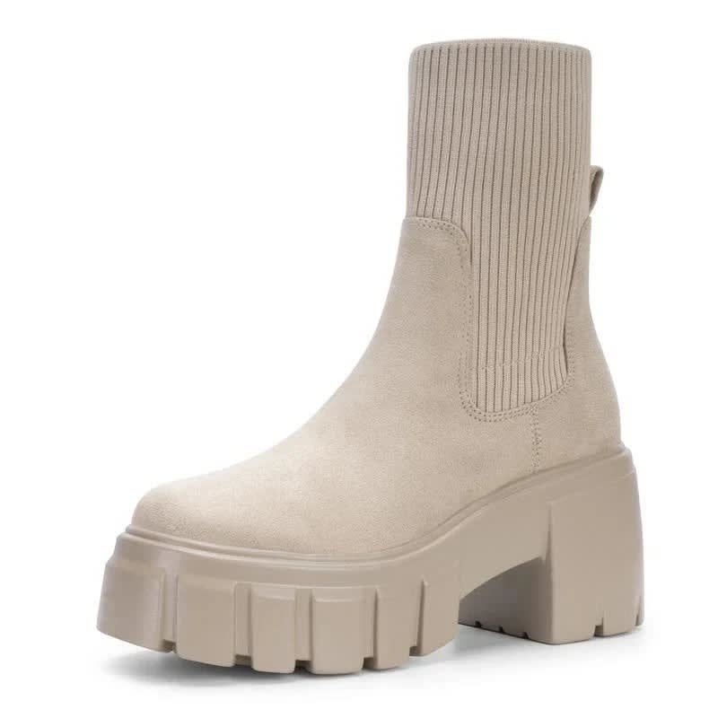 Lindsay Block Heel Chelsea Ankle Boots_4