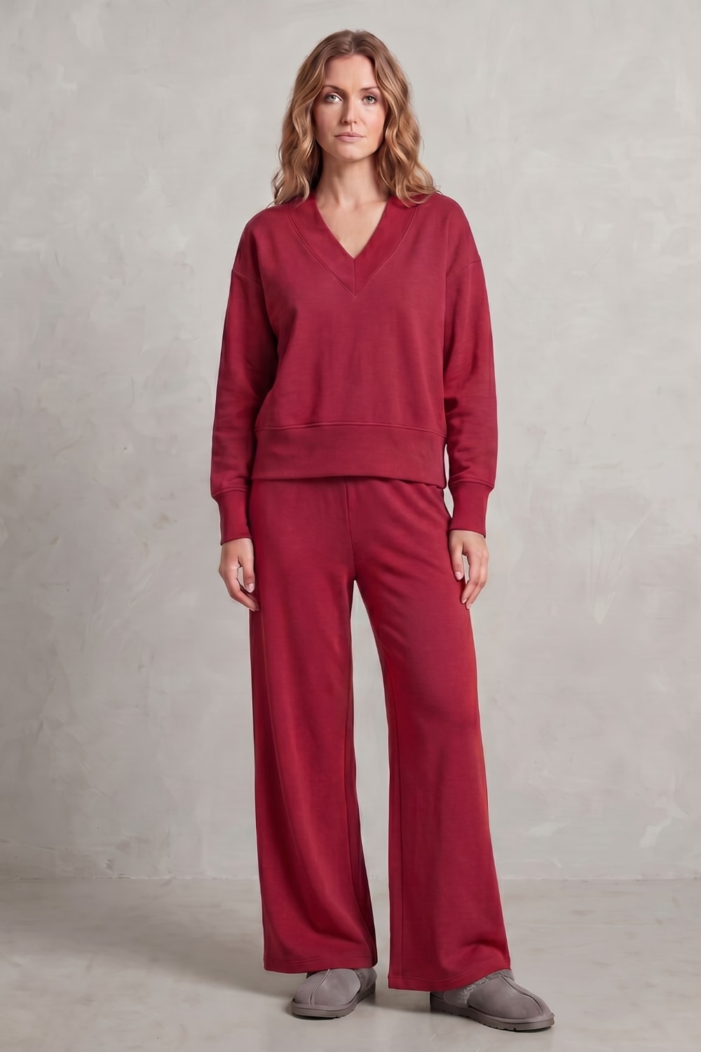 Dawn Fleece Wide Leg Two Piece Set_10