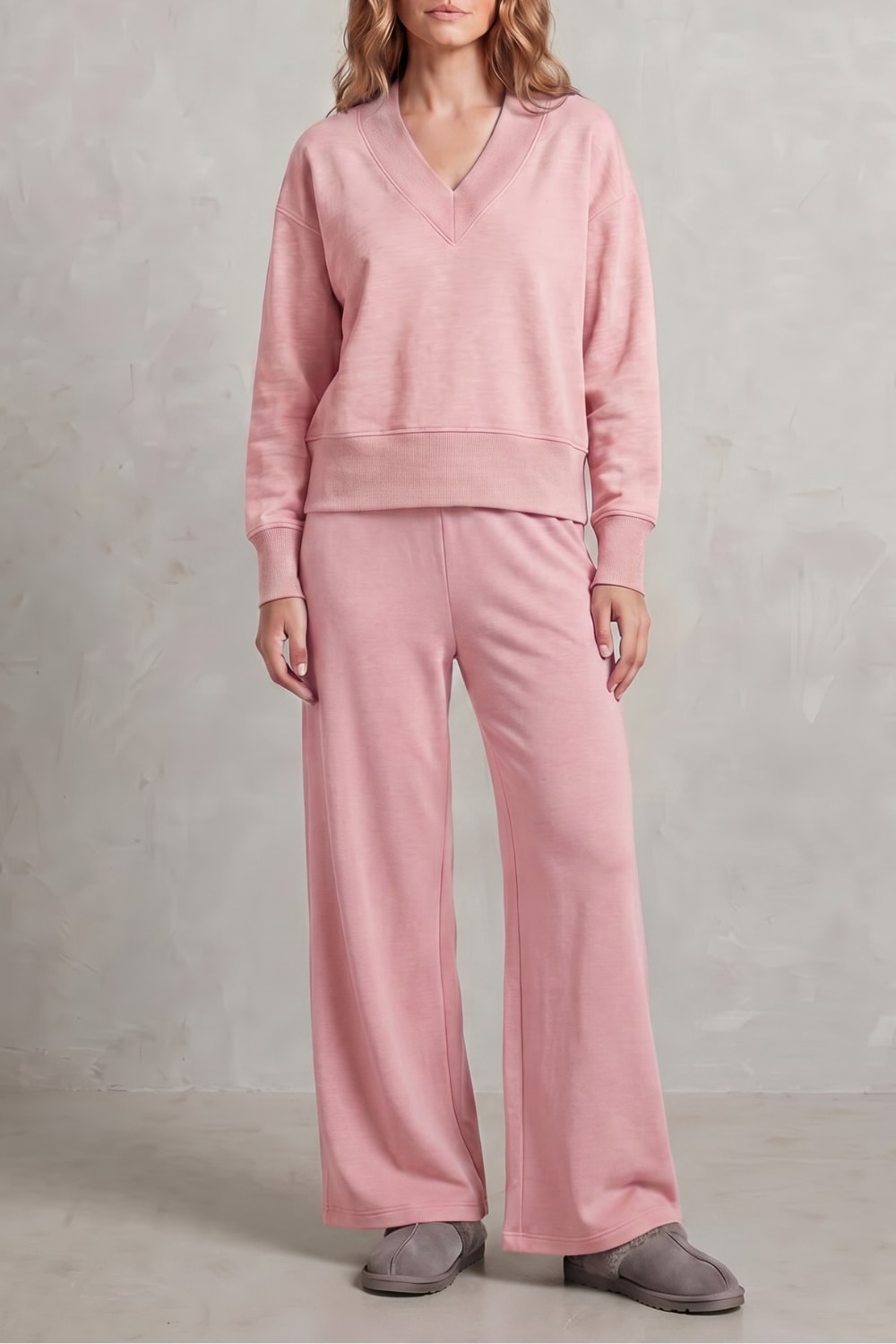 Dawn Fleece Wide Leg Two Piece Set_13