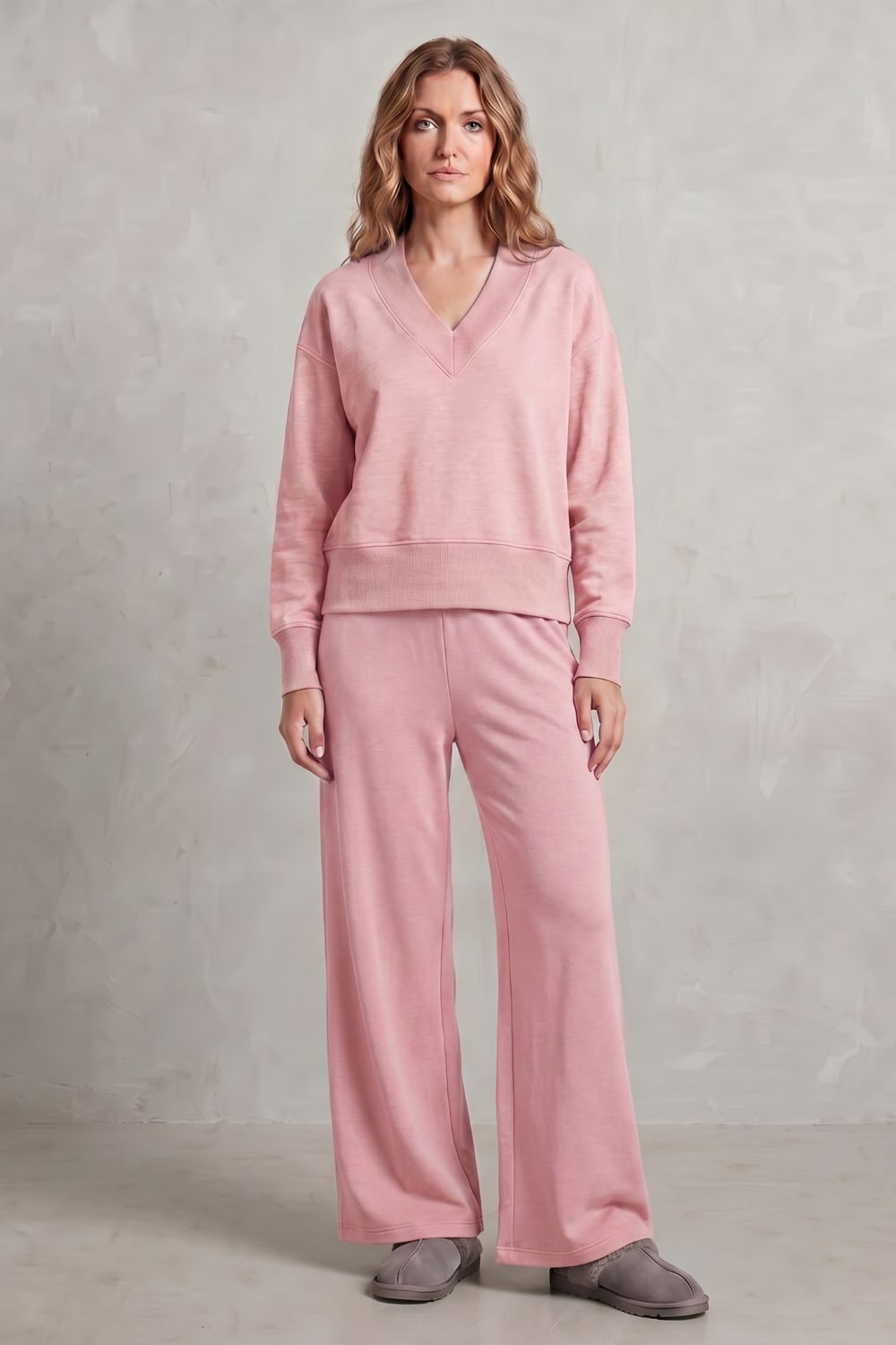 Dawn Fleece Wide Leg Two Piece Set_14