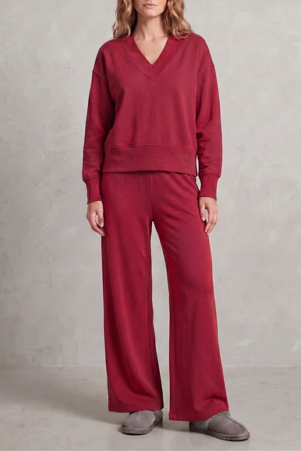 Dawn Fleece Wide Leg Two Piece Set_9