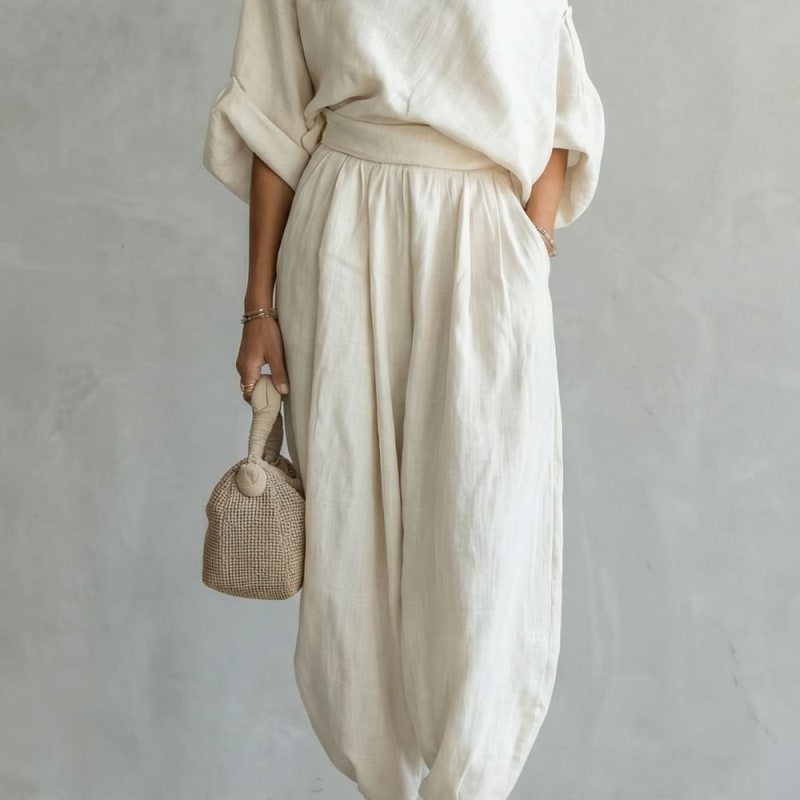 Darcy Off Shoulder Tapered Two Piece Set_1