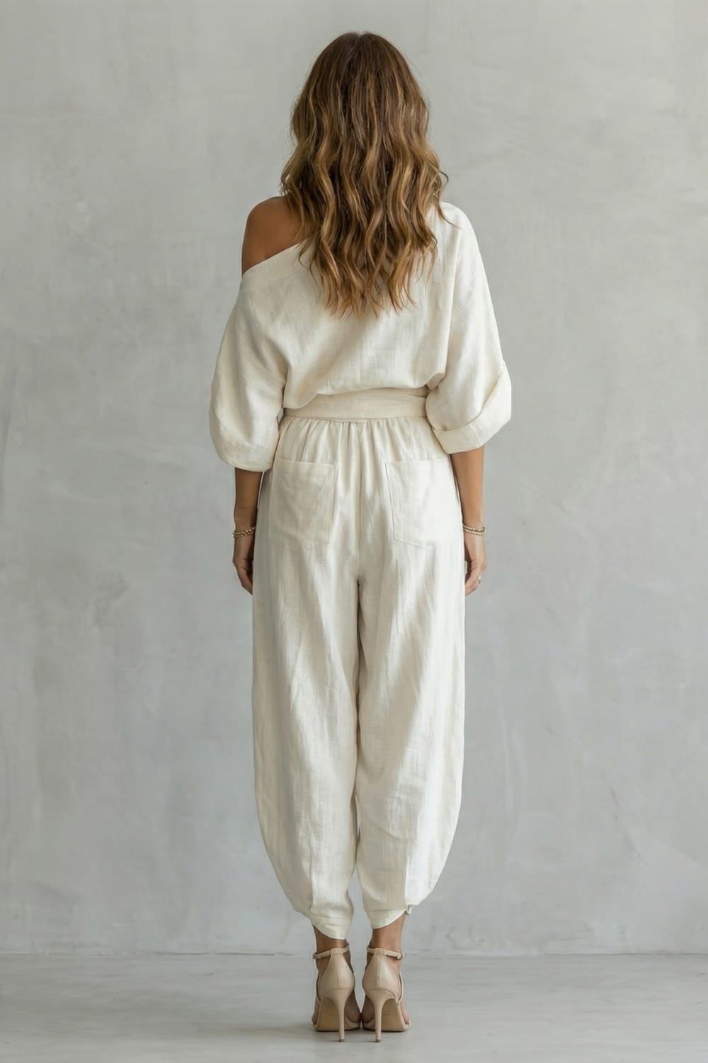 Darcy Off Shoulder Tapered Two Piece Set_4