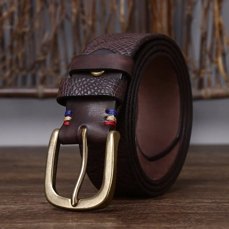 Aaron Embossed Leather Belt_2