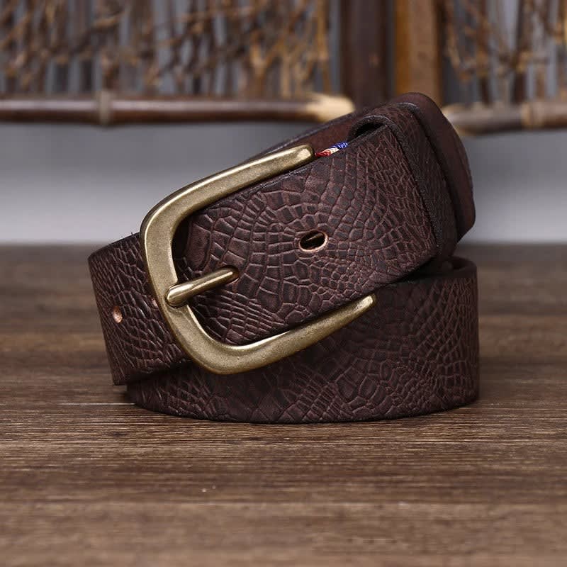 Aaron Embossed Leather Belt_5