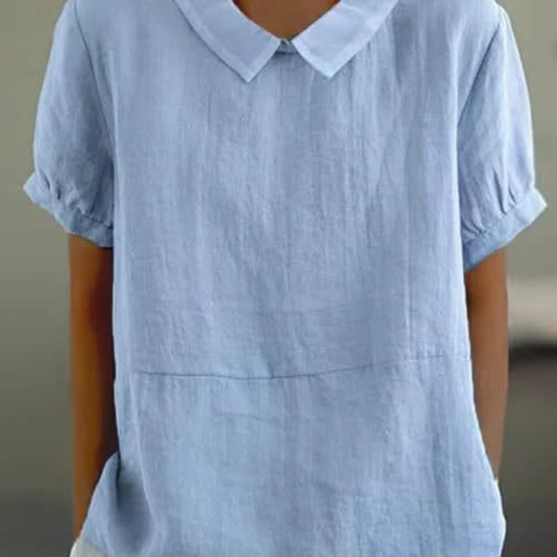 Delilah Cotton Collared Blouse_1