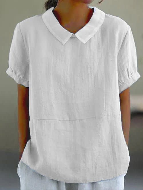 Delilah Cotton Collared Blouse_2