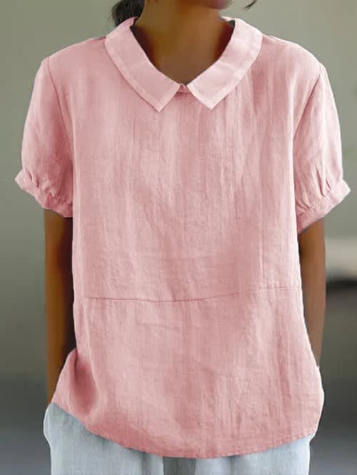 Delilah Cotton Collared Blouse_3
