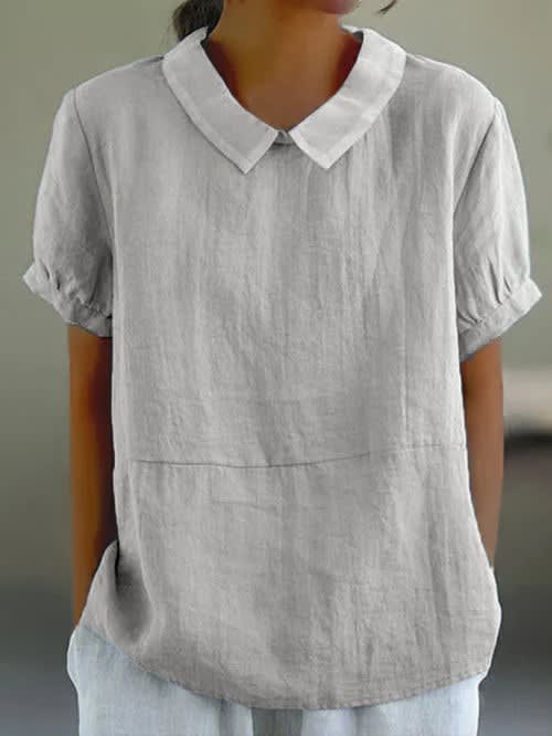 Delilah Cotton Collared Blouse_5