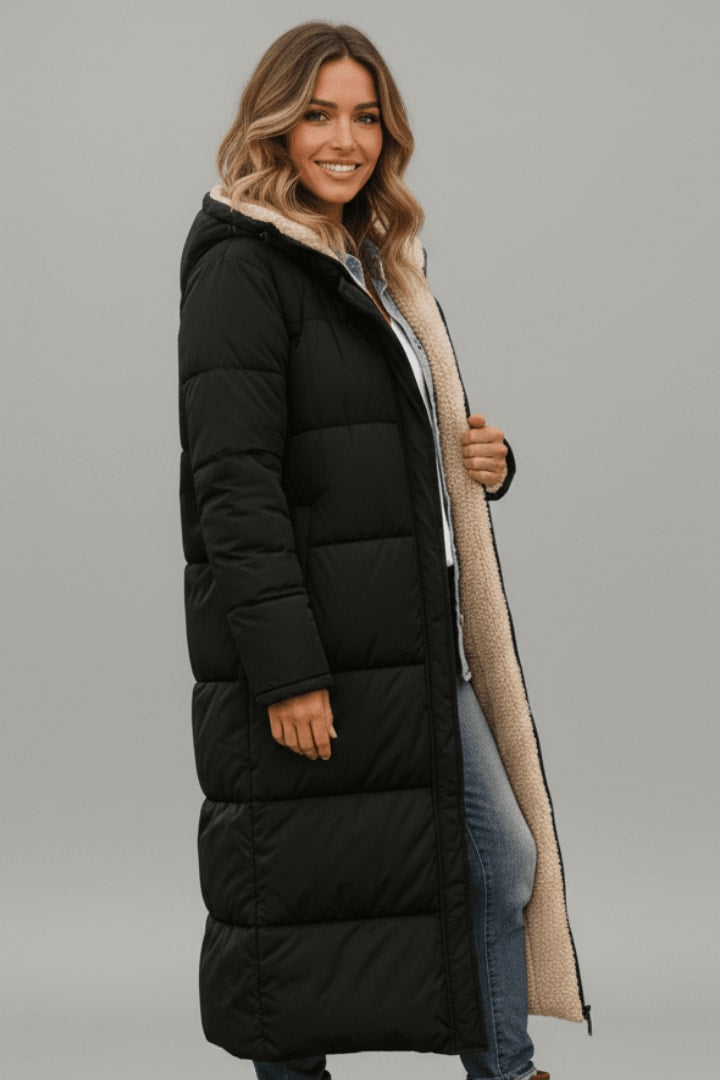 Elvira Sherpa Lined Maxi Puffer Coat_3
