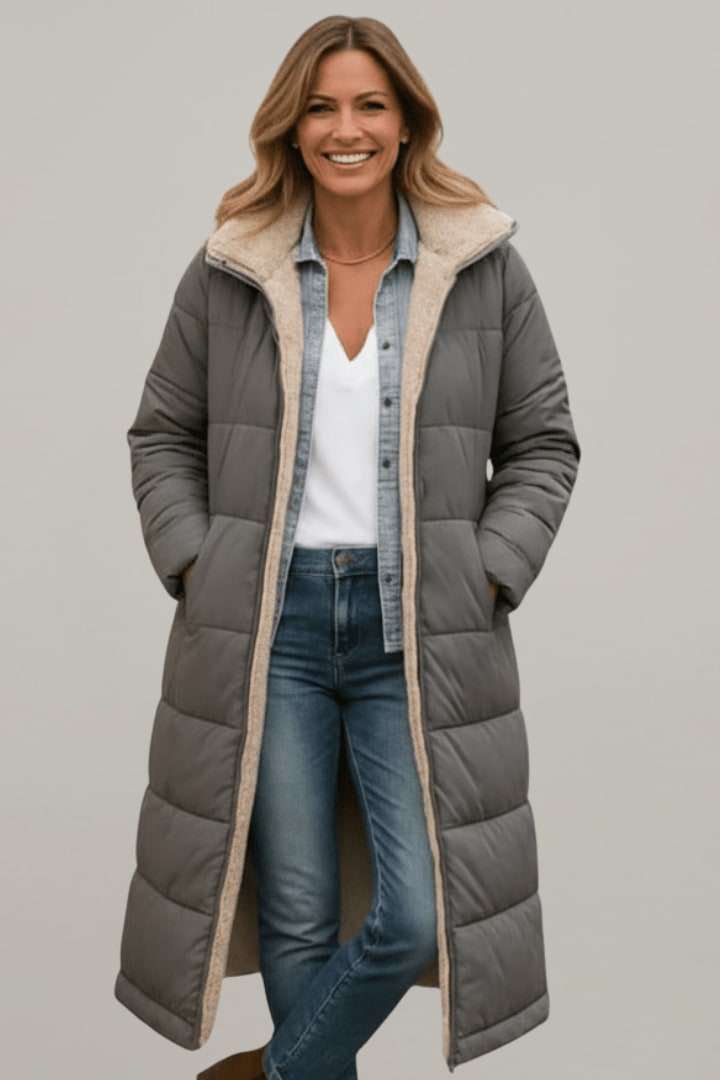 Elvira Sherpa Lined Maxi Puffer Coat_6