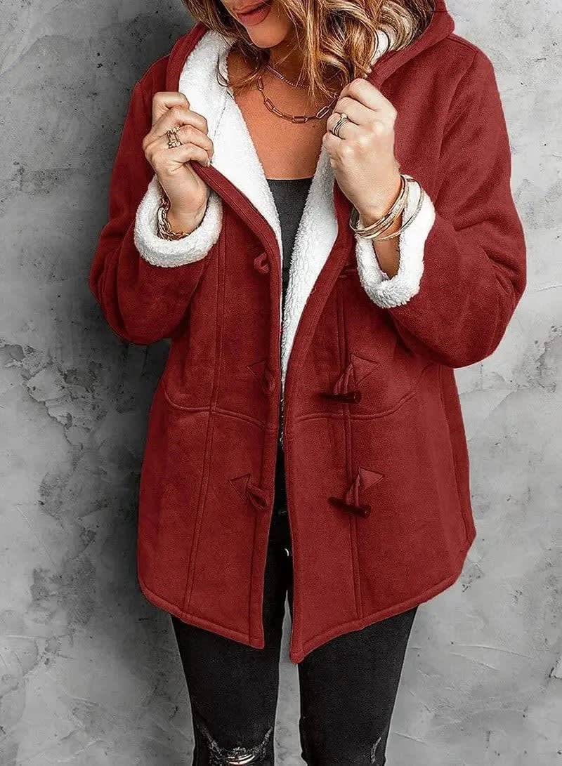 Andrea Fleece Lined Hooded Coat_3