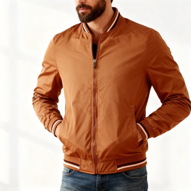 Brendan Lightweight Water Resistant Bomber Jacket_1