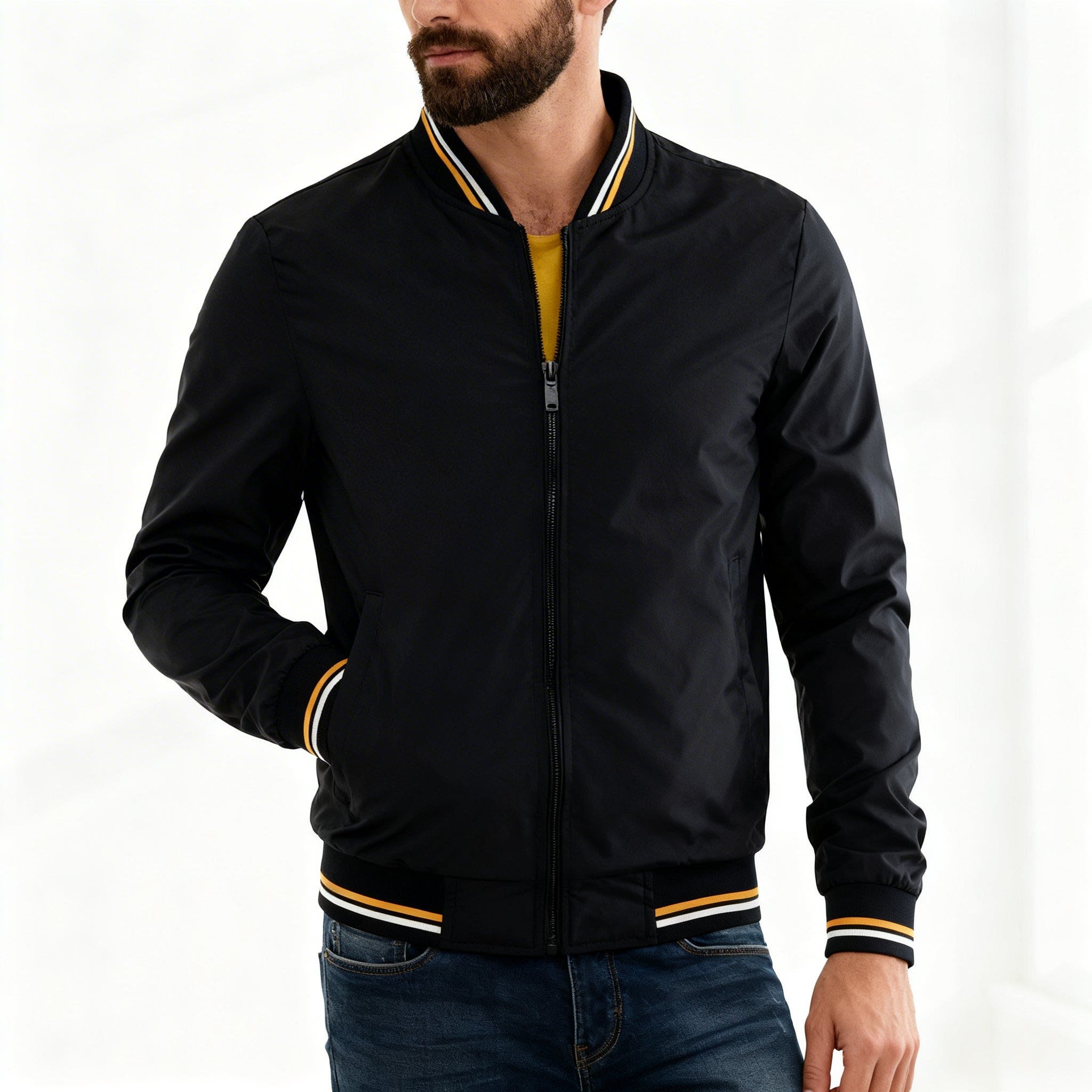 Brendan Lightweight Water Resistant Bomber Jacket_2