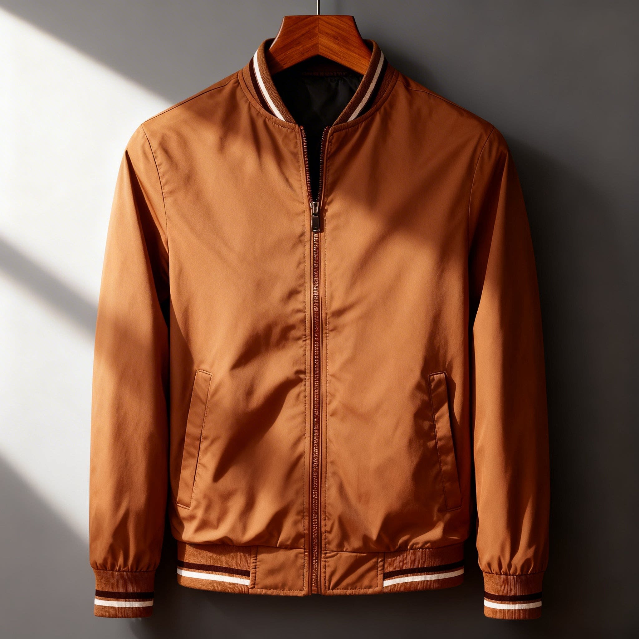 Brendan Lightweight Water Resistant Bomber Jacket_6