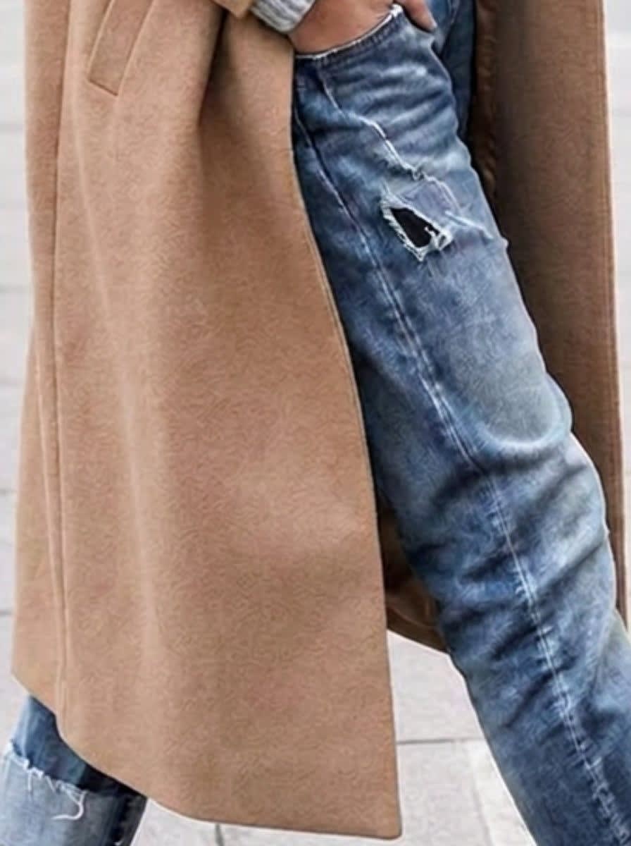 Nerina Oversized Longline Lapel Coat_3