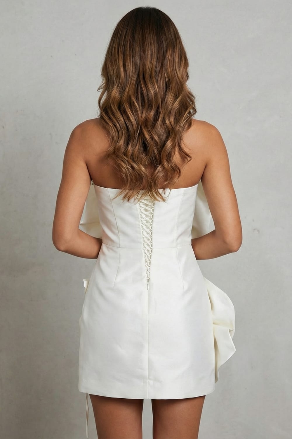 Teresina Satin Rosette Mini Dress_4