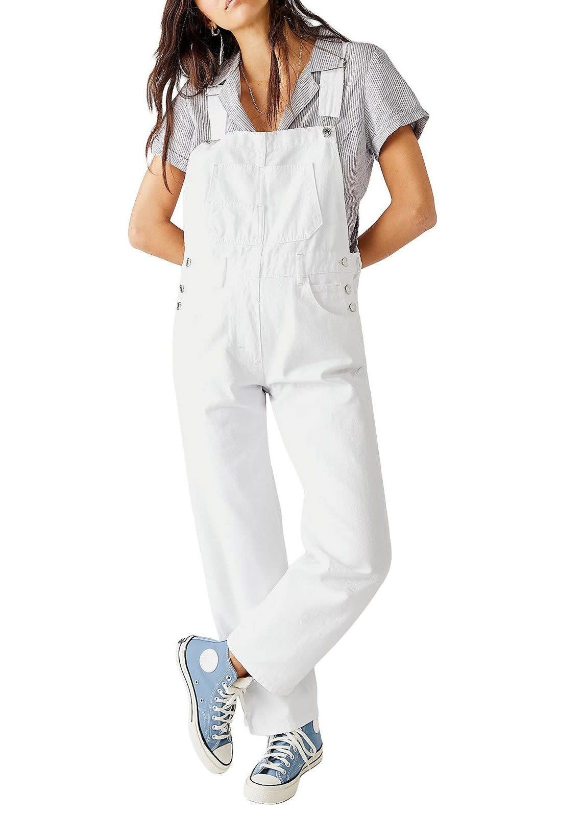 Flavia Denim Straight Leg Overalls_3