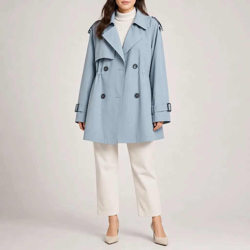 Anya Double Breasted Trench Coat_5