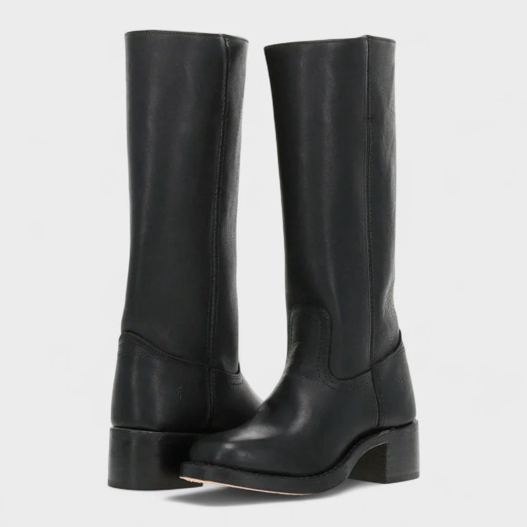Lexi Leather Block Heel Riding Boots_2