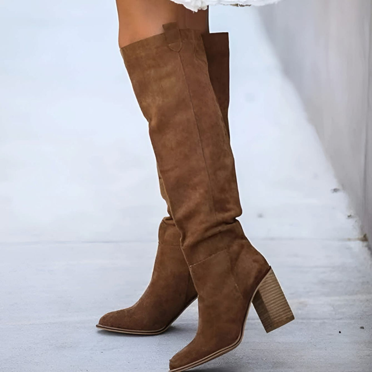 Lydia Pointed Toe Block Heel Knee High Boots_8