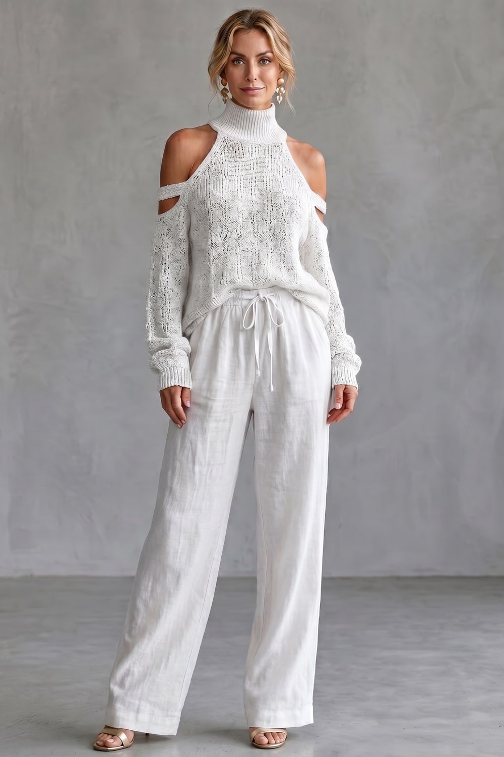 Elsie Cold Shoulder Knit Two Piece Set_6