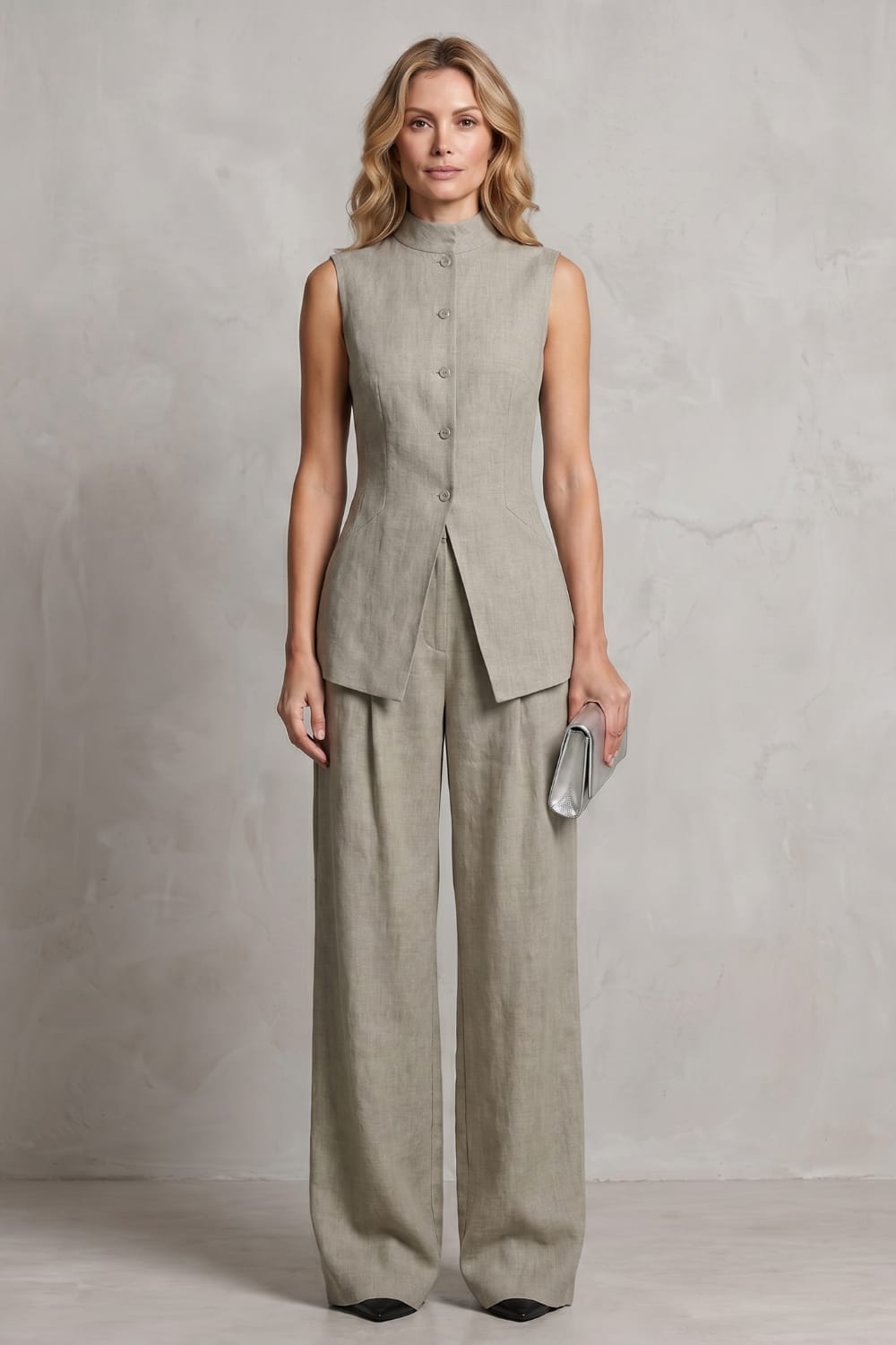 Eleanor Sleeveless Wide Leg Two Piece Set_10