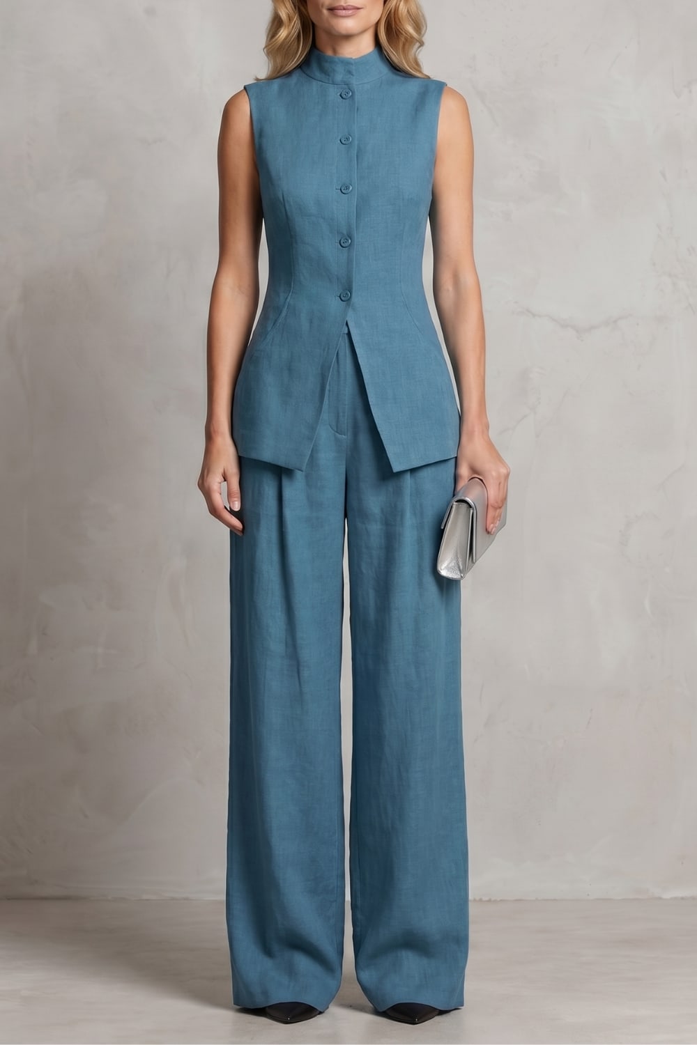 Eleanor Sleeveless Wide Leg Two Piece Set_7