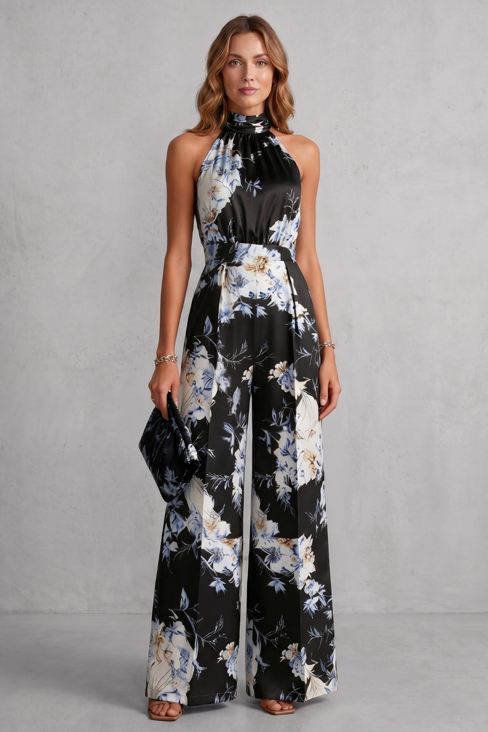 Venetia Floral Halter Wide Leg Jumpsuit_10