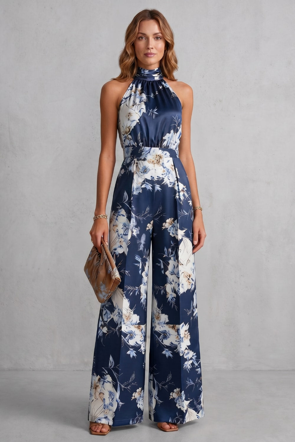 Venetia Floral Halter Wide Leg Jumpsuit_8