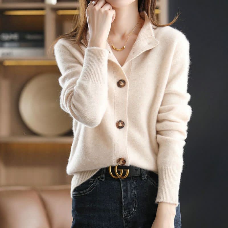 Brooke Mock Neck Cashmere Blend Cardigan_3