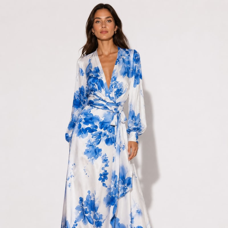 Encarna Floral Wrap Maxi Dress_1