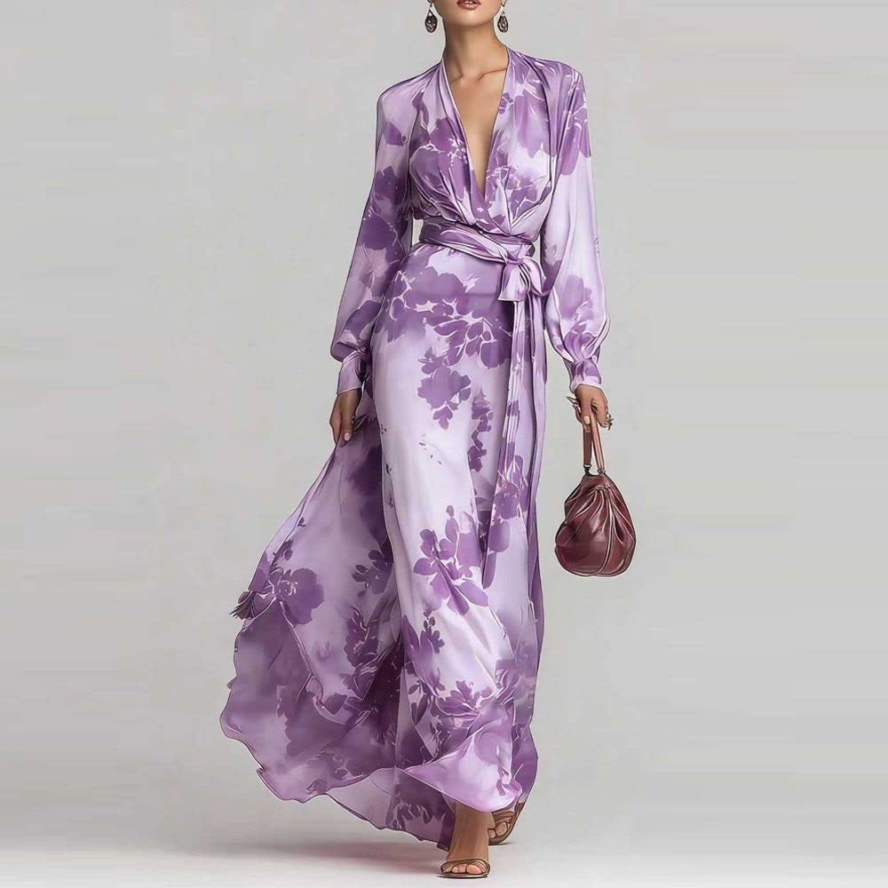 Encarna Floral Wrap Maxi Dress_9