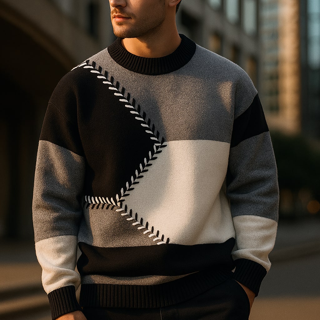 Orion Color Block Knit Sweater_3