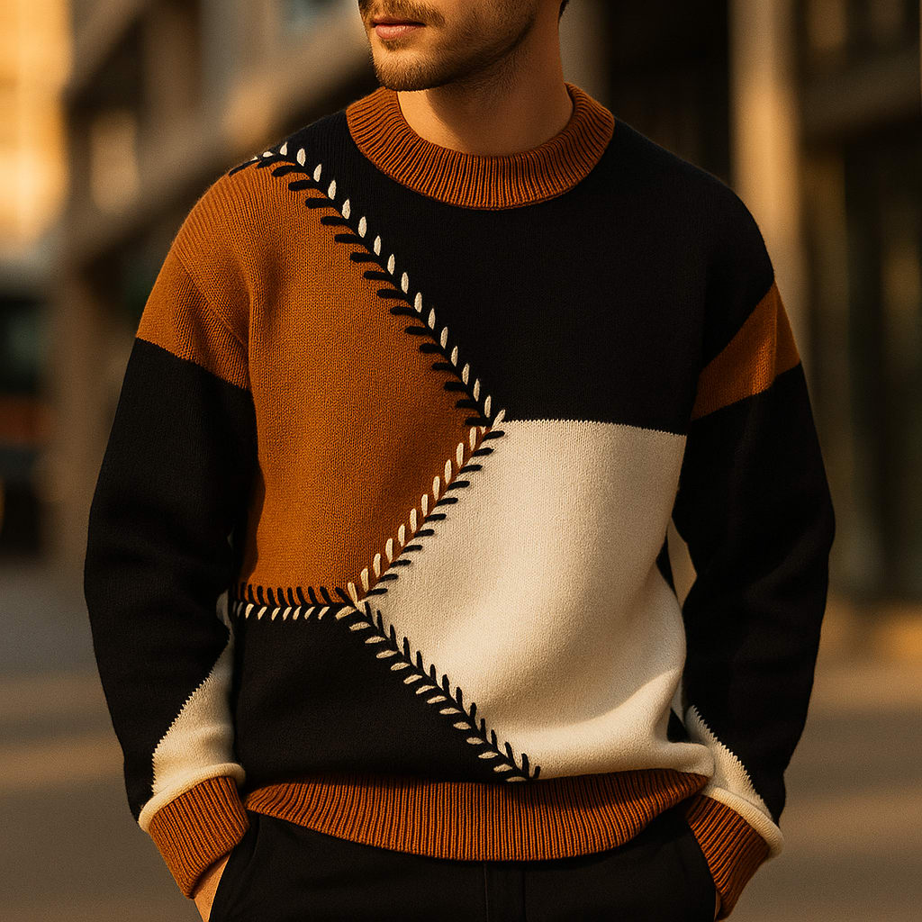 Orion Color Block Knit Sweater_5