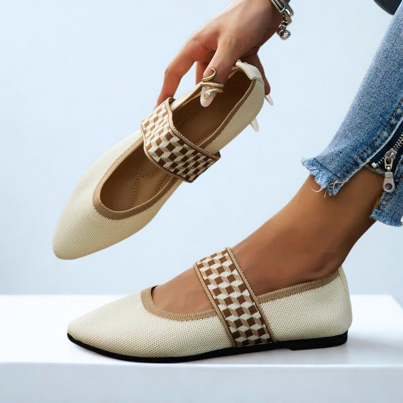 Sienna Monroe Knit Flats